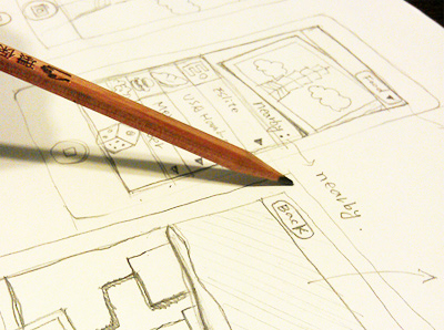 UX Design with pencil & paper